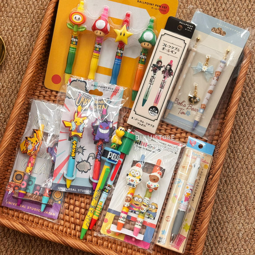 现货日本USJ环球影城限定周边圆珠笔宝可梦马里奥创意礼物送朋友