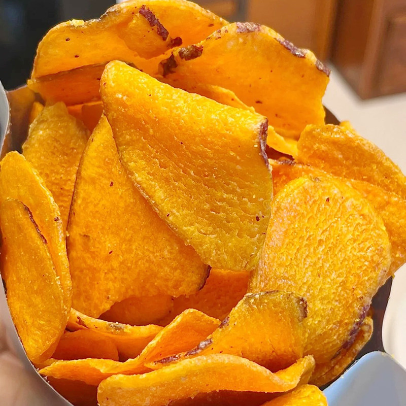 根本不够吃 香脆甜蜂蜜红薯片零食香脆地瓜片干地瓜酥番薯片易碎