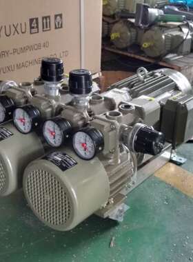 印刷机气泵 WQB80-P-VBVB-03 国产80风泵 双头气泵 宇旭真空泵