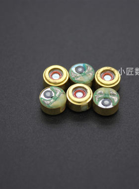 DIY耳机单元配件 800入耳式耳机单元喇叭 6mm 金色版重低音 喇叭