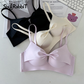 六只兔子小聚蛋内衣女小胸聚拢显大防外扩文胸圆圆杯无钢圈胸罩女