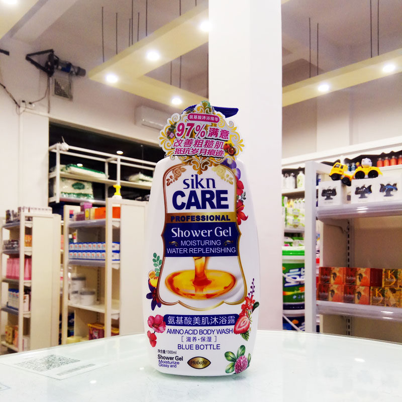 梦芭菲氨基酸美肌沐浴露1300ml滋养保湿水润不滑腻洗后不绷紧