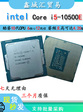 Intel i5-10500E 台式电脑CPU处理器
