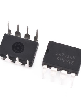 UA741CP LM741 高益单运算放大器 补偿型 直插DIP-8 IC 芯片