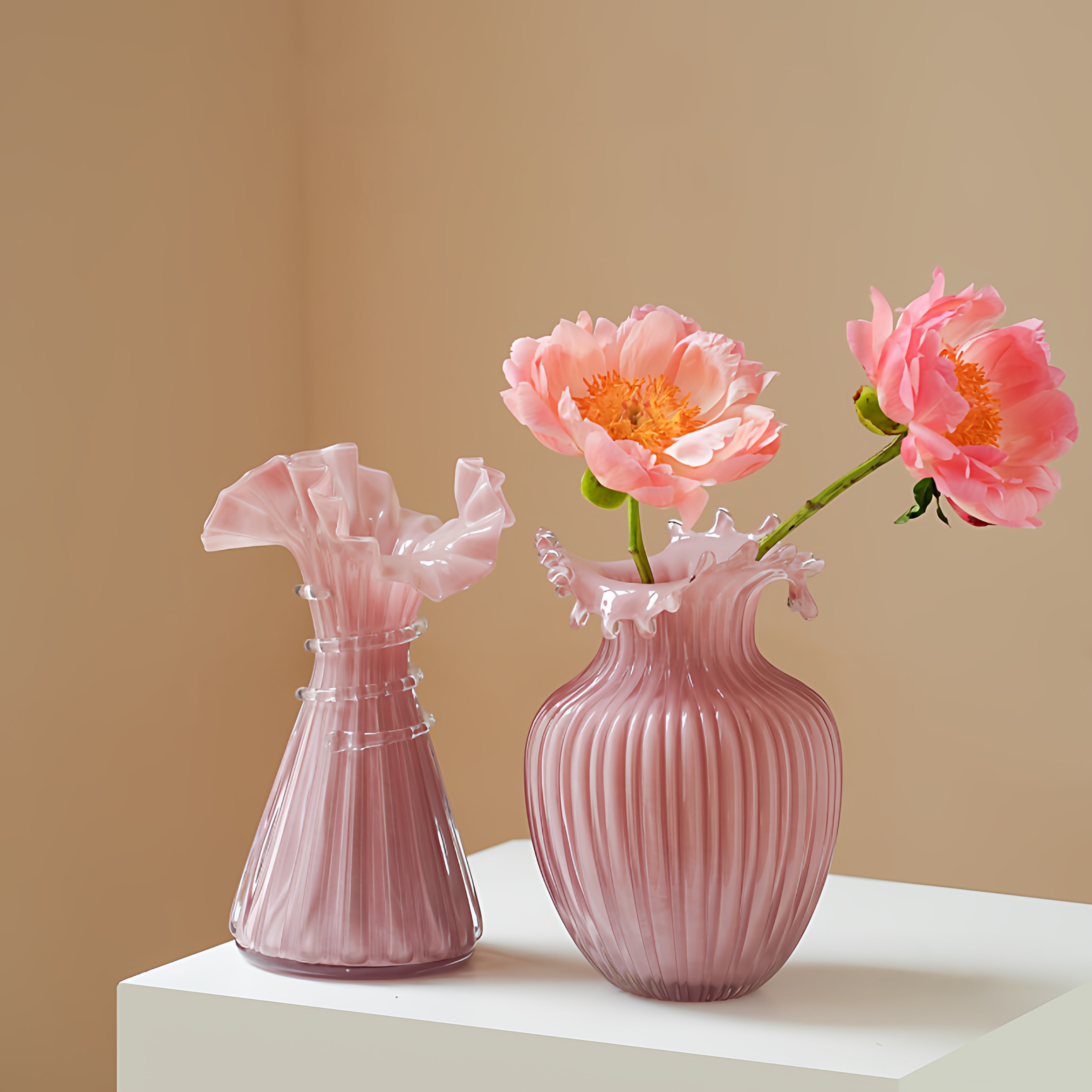 创意高级感古风琉璃花瓶客厅插花瓶水培鲜花瓶轻奢高级感餐桌摆件,家居饰品,花瓶,淘宝优惠券,粉丝福利购,淘宝优惠卷