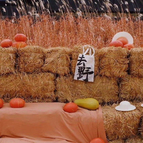 草垛干稻草 农家乐稻草 圆形方形草垛子婚庆拍摄户外乐园装饰道具