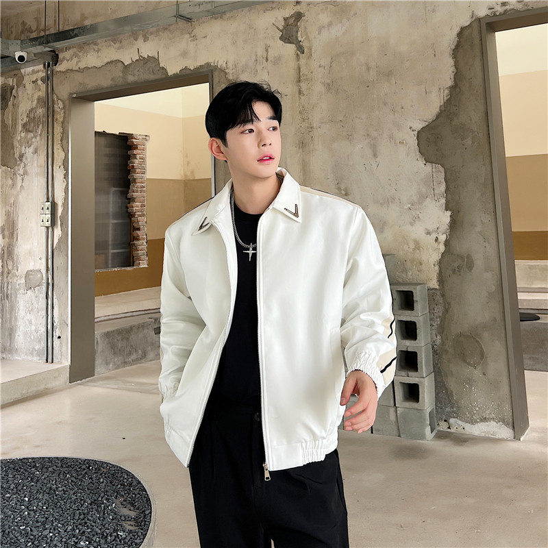 25春季新款潮流时髦韩版个性织带撞色小众休闲夹克外套T162-P135，商品下架区商品下架区，星座1304（原C205）