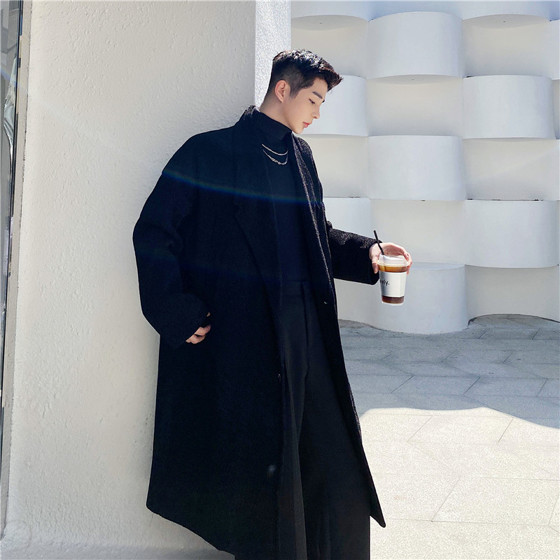 20年秋冬新款潮流小众独享高定版质感暗黑风毛呢大衣男女K04-P165，男装毛呢大衣，星座1304（原C205）