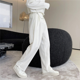 21年秋季新款潮流个性设计双侧金属挂钩装饰宽松休闲西裤F89-P75，男装西裤，星座1304（原C205）