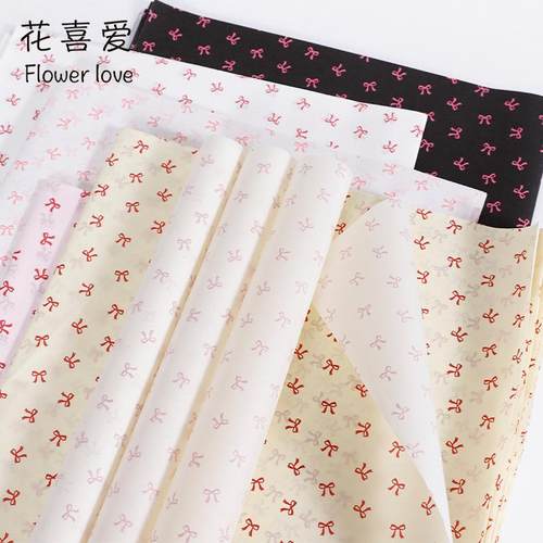 包花纸蝴蝶结玫瑰花雪梨纸花喜爱