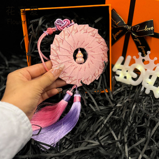 花喜爱 时来运转有钱花平安扣车挂手工diy花艺资材 2026新年