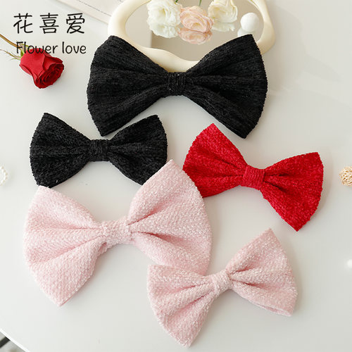 花喜爱奶芙蝴蝶结成品网红花结