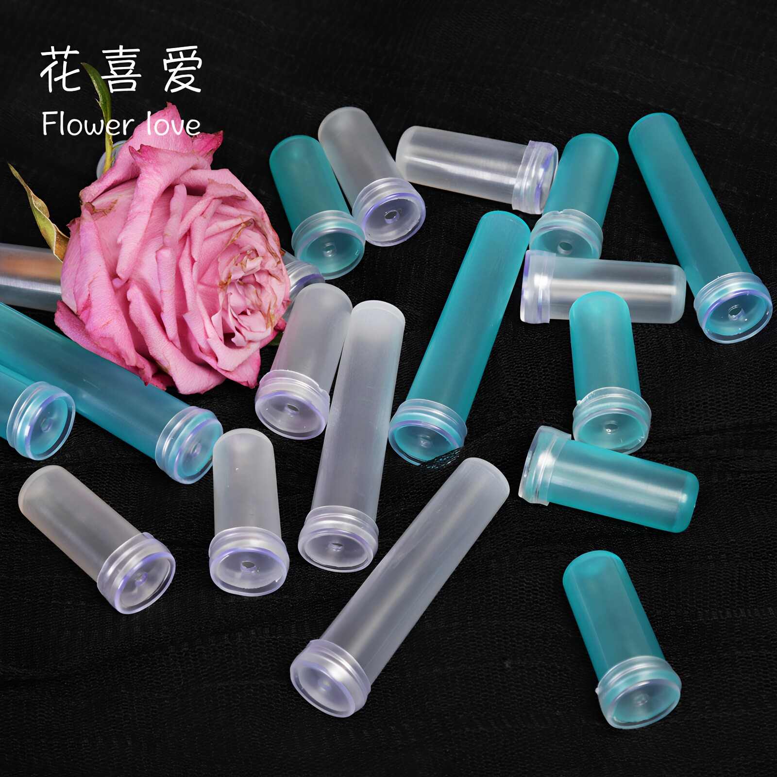 康乃馨保鲜养乃管 养花管鲜花储水插花营养管花店鲜花店包花资材