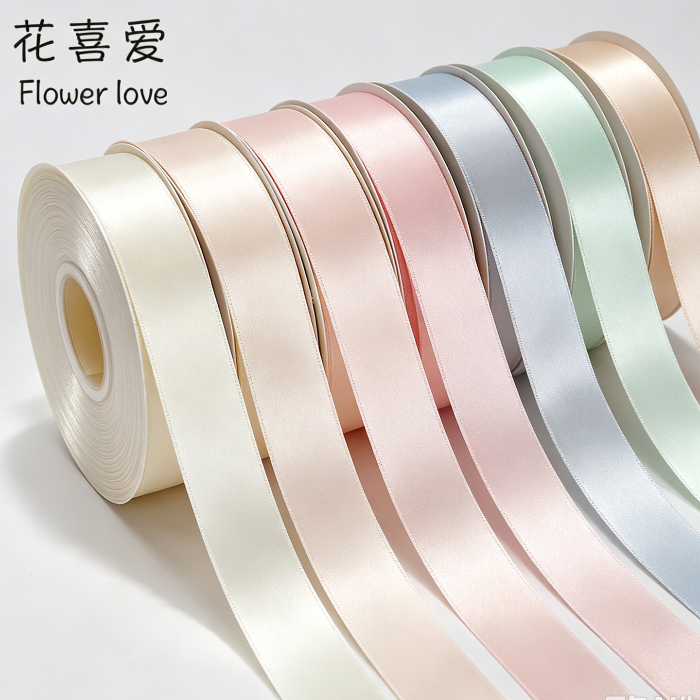 花束丝带高品质双面涤纶丝带图片