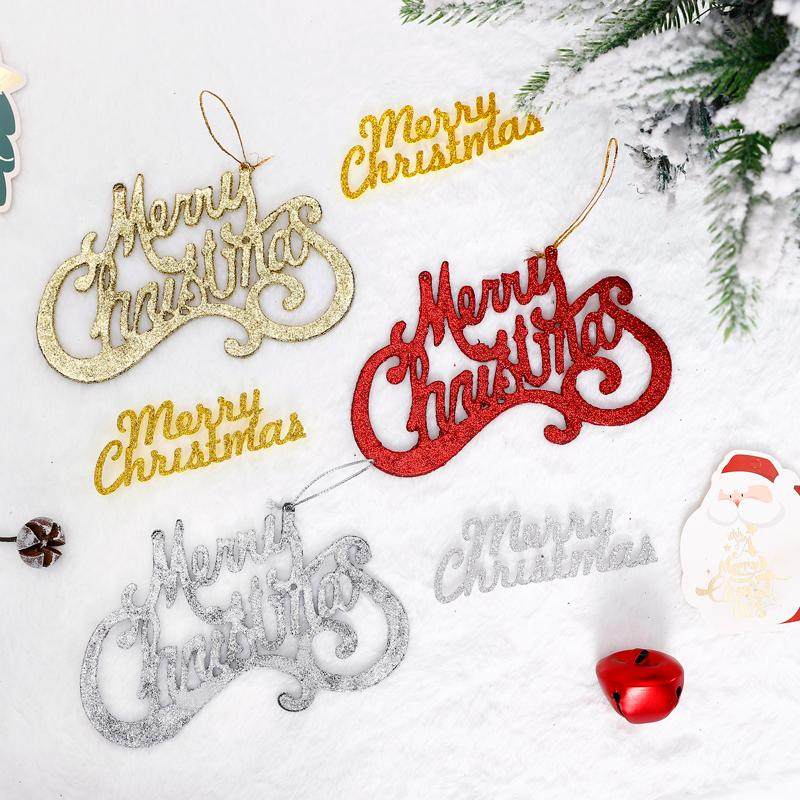 花喜爱圣诞字牌花束装饰材料