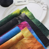 花喜爱水墨石纹肌理纸高质感花束褶皱包装 纸防水包花纸手工diy资