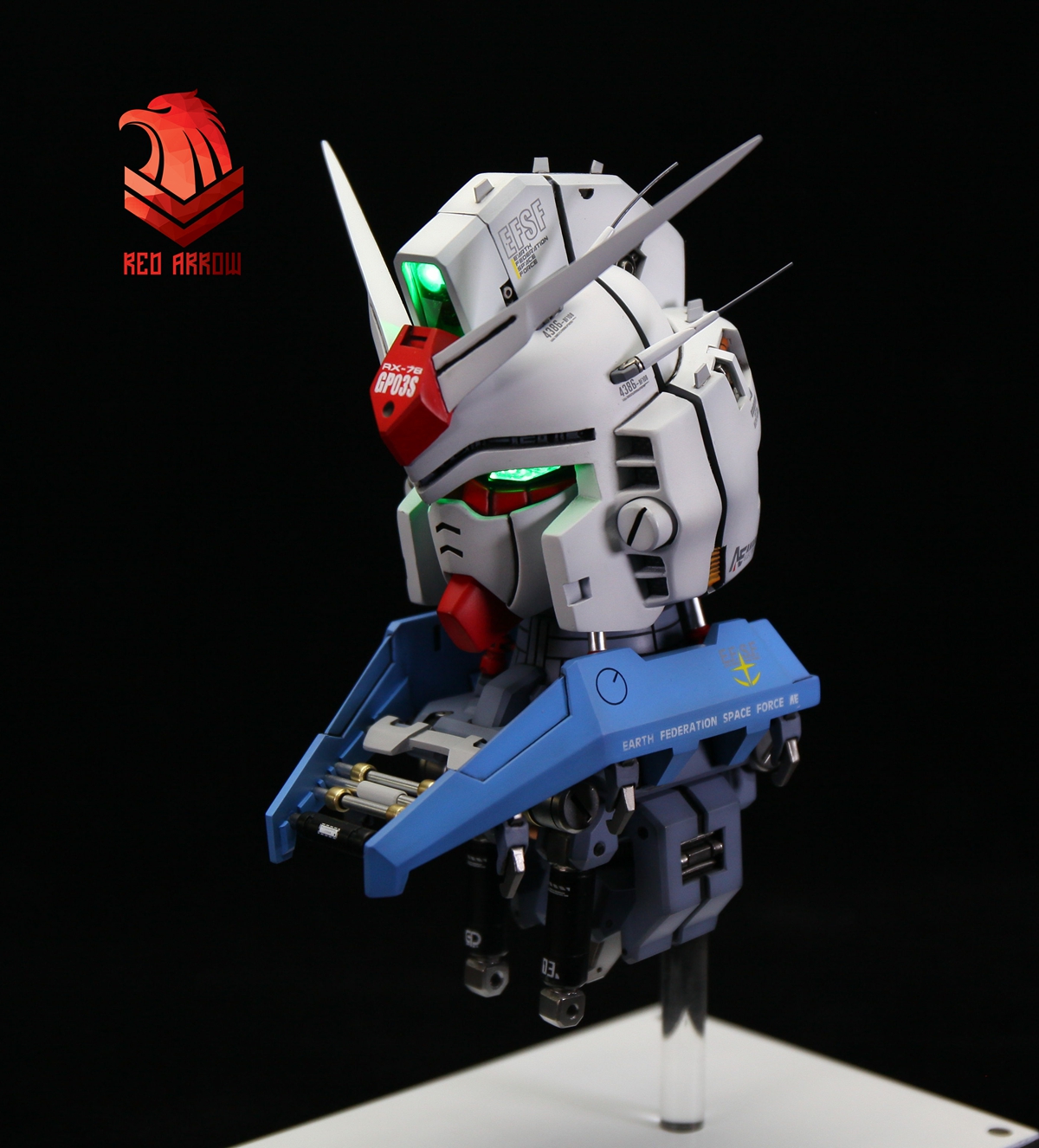 GK白模现货1/35GP03S高达头像