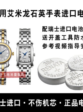 适用艾米龙手表进口电池