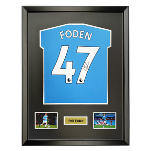 21-22 菲尔福登 亲笔签名 足球服球衣 含SA证书 曼城 礼物周边