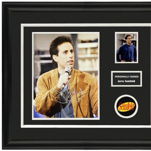 收藏 杰瑞宋飞 亲笔签名 照片裱框 含SA证书 宋飞正传