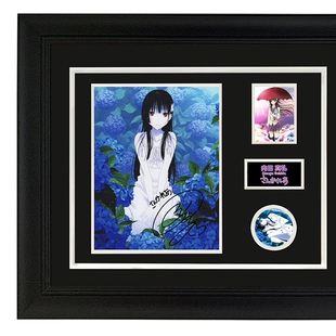 内田真礼 散华礼弥声优配音 亲笔签名照片 裱框 含证书