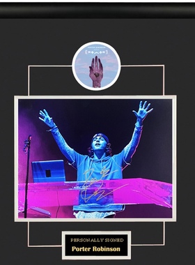 Porter Robinson 波特罗宾逊 亲笔签名照片裱框 含SA证书 DJ 电音