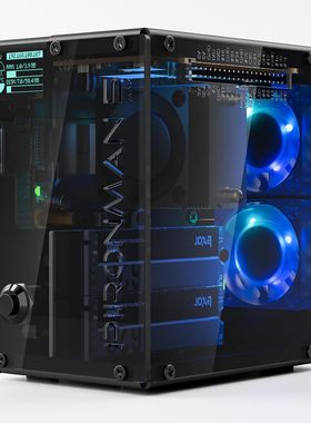 树莓派 5 Pironman 5-MAX 双 NVMe M.2 固态硬盘 PCIe机箱外壳