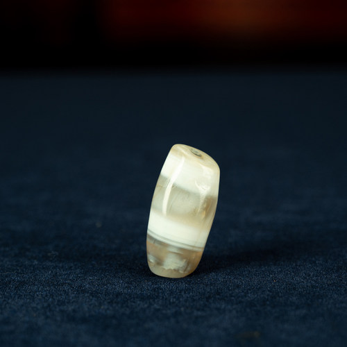 可遇不可求〓藏系千年灰皮老缠丝玛瑙珠老古珠挂件项链吊坠收藏