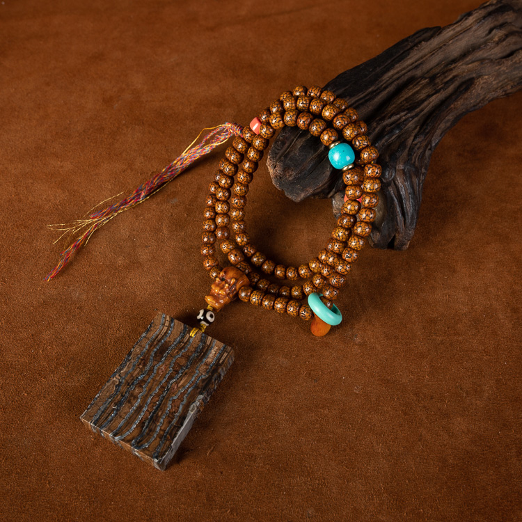 小尺寸老星月菩提念珠圆满108颗