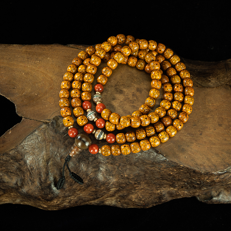 大圆满老星月菩提念珠圆满108颗