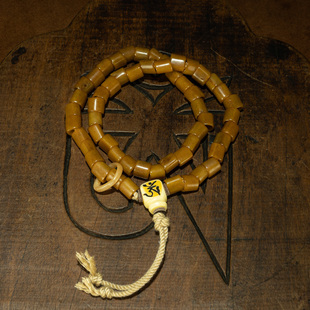 清代藏传空行母化现手持珠54子老佛珠念珠多圈手钏手串收藏品包邮