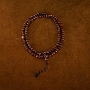 清代藏传深收缩老凤眼菩提足数108老念珠老佛珠手持珠多圈手钏