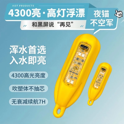 水影海祺超高亮度高灯浮漂浑水款