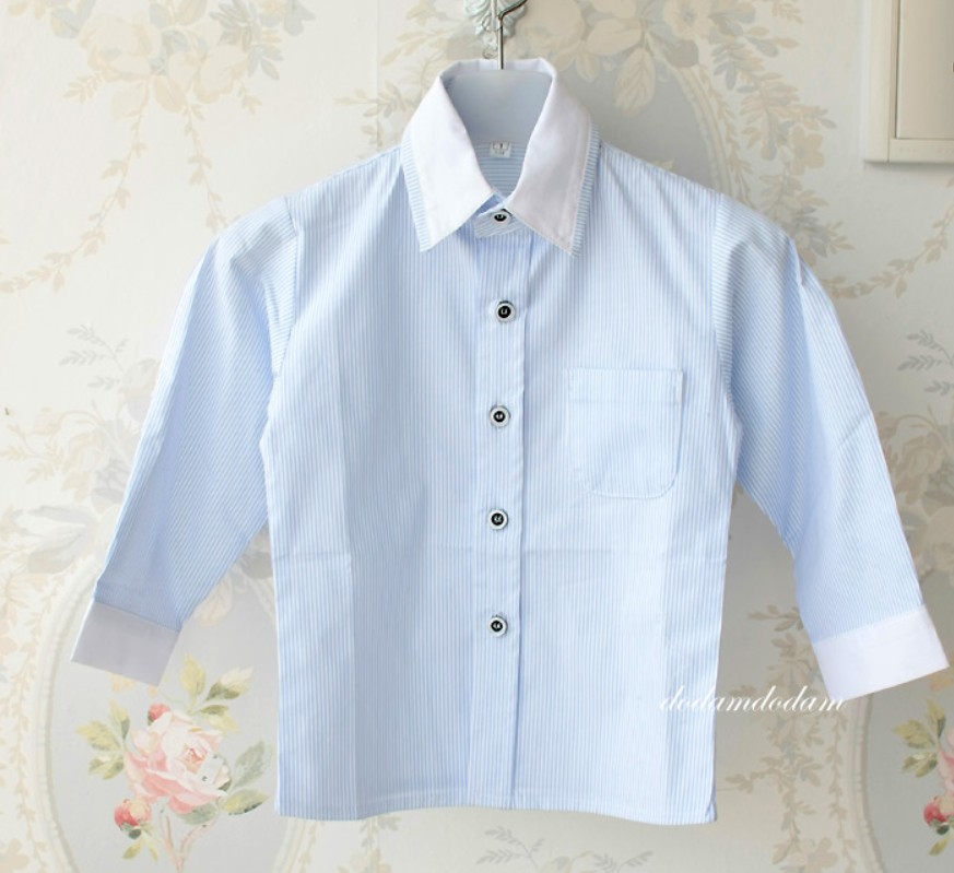 Chemise garcon à manche longue - Ref 2076080 Image 1