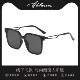 墨镜女复古潮流眼镜百搭显瘦太阳镜防紫外线男 HELMER 新个性 2417