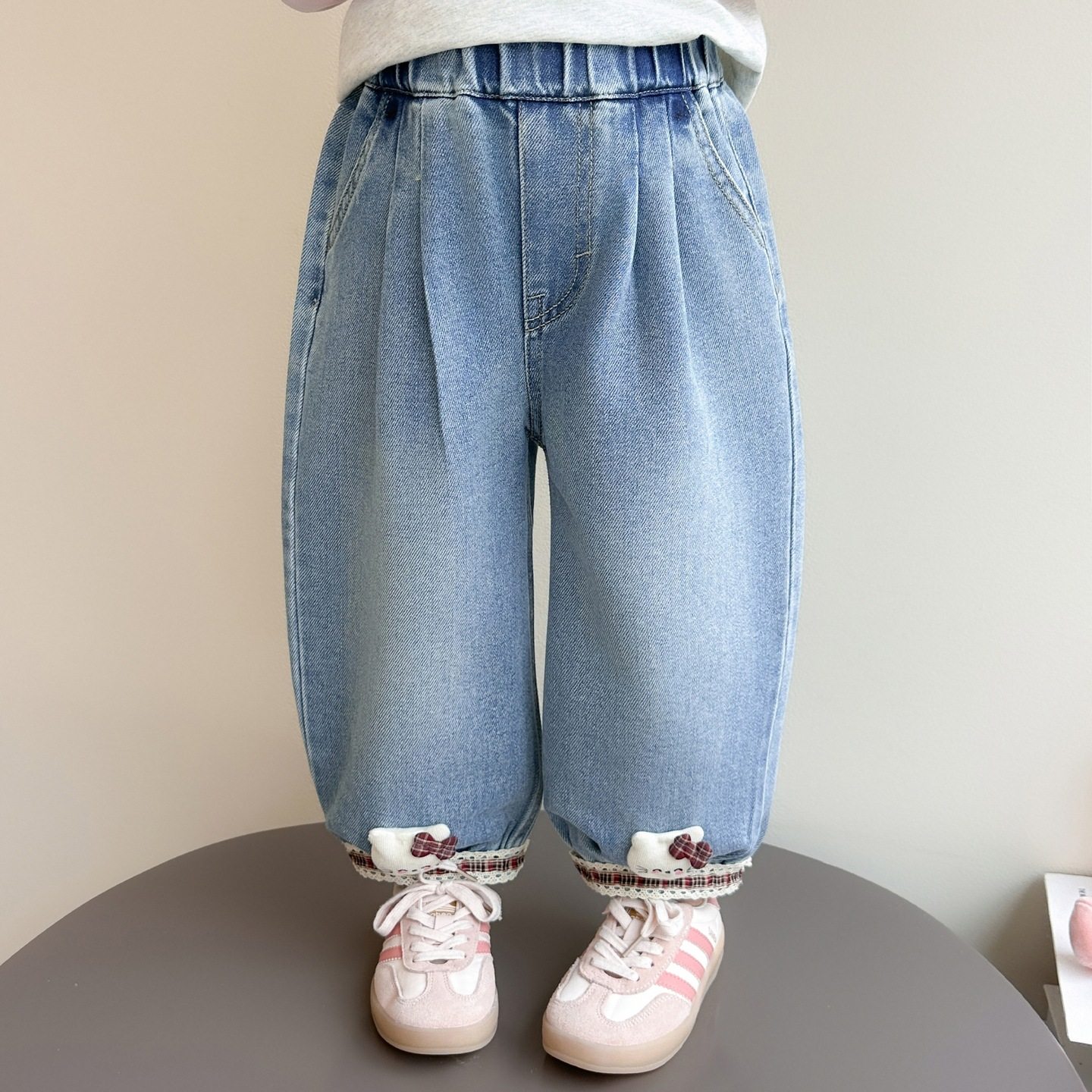 女童牛仔裤春季2026新款洋气儿童春装超好看休闲裤女宝宝裤子外穿,童装/婴儿装/亲子装,儿童牛仔裤,淘宝优惠券,粉丝福利购,淘宝优惠卷