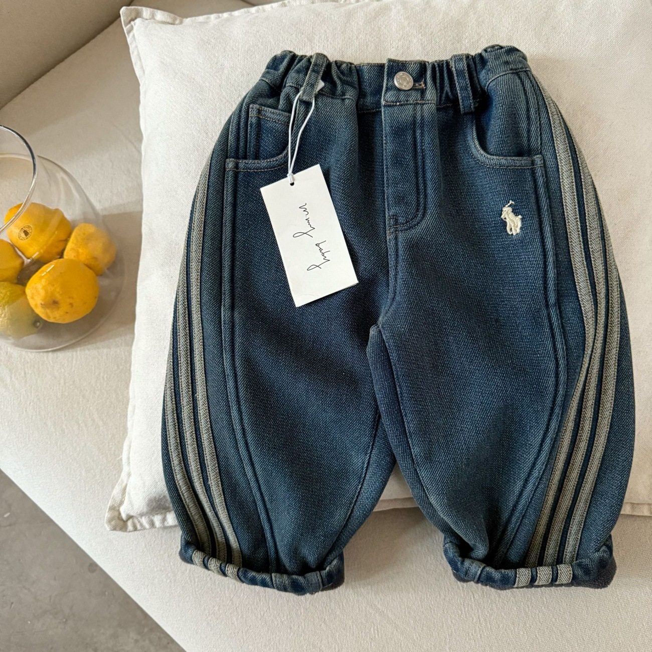 儿童长裤男童潮牌加绒牛仔裤宝宝小童一体绒休闲裤中大童直筒裤潮,童装/婴儿装/亲子装,儿童牛仔裤,淘宝优惠券,粉丝福利购,淘宝优惠卷