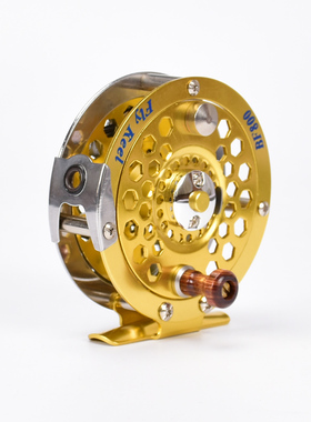 BF600/800/1000金属飞钓轮鱼线轮筏竿轮飞蝇轮冰钓轮失手绳轮渔轮