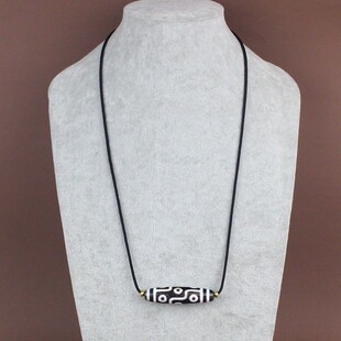 高档天珠专用挂绳横穿孔吊坠项链绳子男女士锁骨绳钛钢不褪色可剪