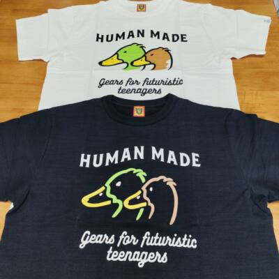 日产潮牌Human Made新款短袖T恤卡通鸭子竹节棉宽松男女均可