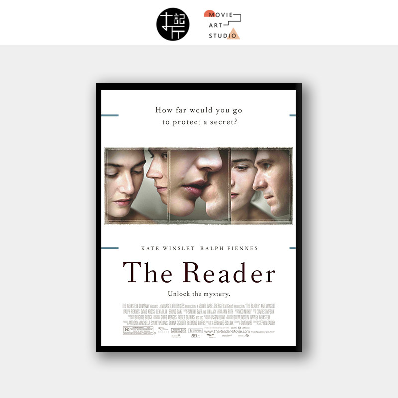 朗读者经典电影海报装饰画墙贴卧室客厅挂画印画客厅沙发背景墙