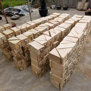 货车斜坡停车三角木止退器汽车车轮防溜车挡车阻轮器掩车木阻车器