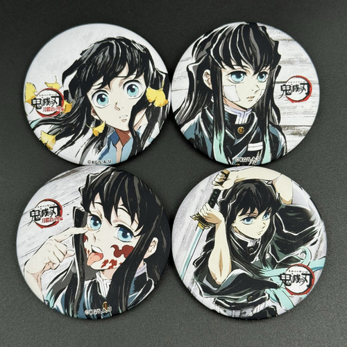时透无一郎吧唧徽章个人池鬼灭之刃自制周边幕间58马口铁胸针礼物