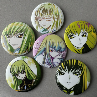 cc个人池反叛的鲁路修C.C.吧唧个人池自制徽章周边谷子二次元礼物