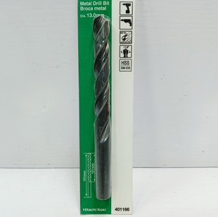 日立401166麻花钻咀 钻木钻铁  电钻用-13.0*151MM（1支装）