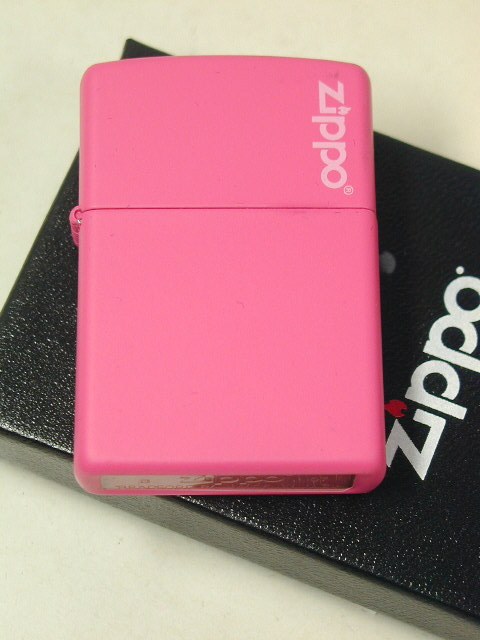 日本代购正品 zippo打火机 粉红外壳煤油防风可爱女士