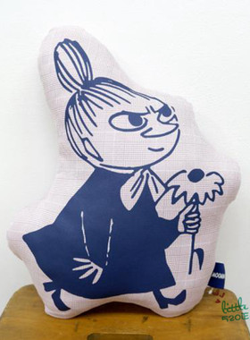 日本代购 Moomin精灵姆明 亚美 花蝶 可爱抱枕靠枕靠垫