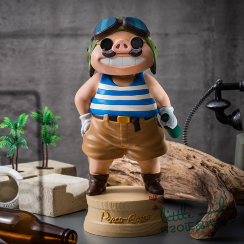 日本代购 红猪 波鲁克 罗梭 可爱手办人偶公仔摆件装饰