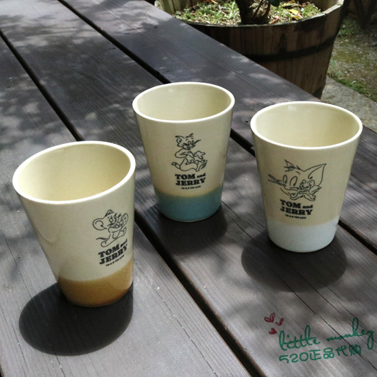 日本代购 Tom and Jerry猫和老鼠 传统技艺 可爱陶瓷茶杯水杯