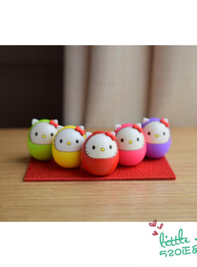 日本代购 HelloKitty凯蒂猫 卯三郎 手工 和风 可爱 木偶娃娃摆件